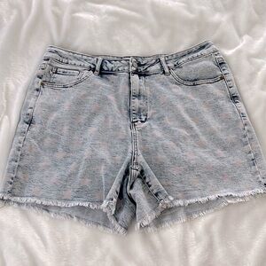 Judy Blue star print shorts, size 3X